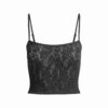 KNIT LACE CROPPED CAMI