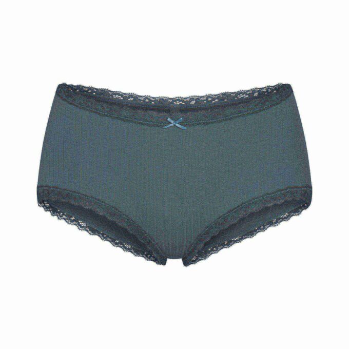 LIGHTWEIGHT COTTON POINTELLE LACE BOY SHORT