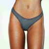 LIGHTWEIGHT COTTON POINTELLE LACE THONG