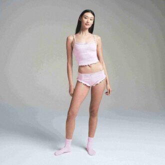 LOGO POINTELLE CROPPED CAMI SET