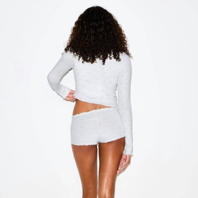 LOGO POINTELLE LONG SLEEVE SET