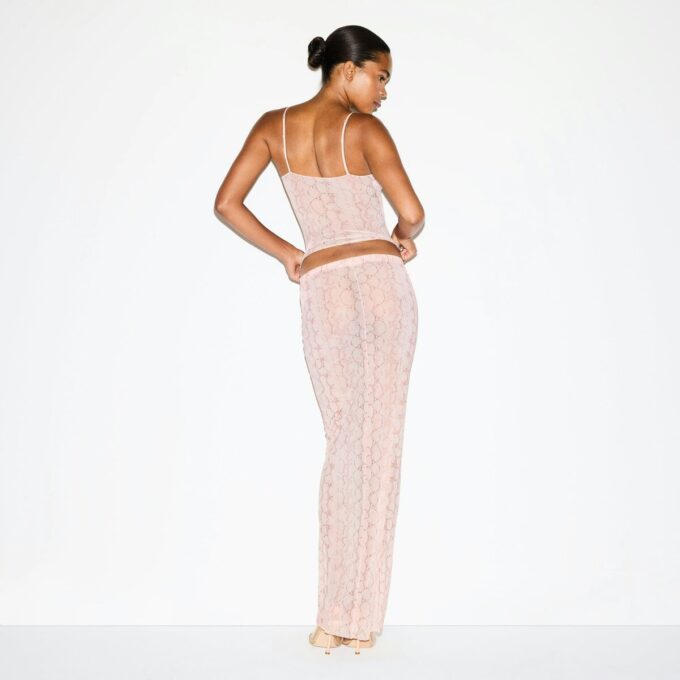 MILKY SHEER LONG SKIRT