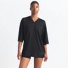 NikeSKIMS AIRY V-NECK OVERSIZED TOP
