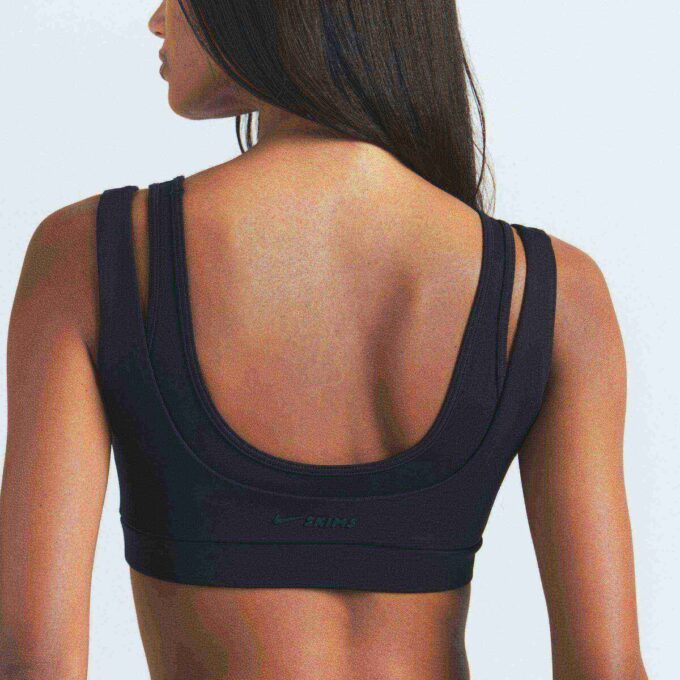NikeSKIMS MATTE DOUBLE STRAP SCOOP BRA