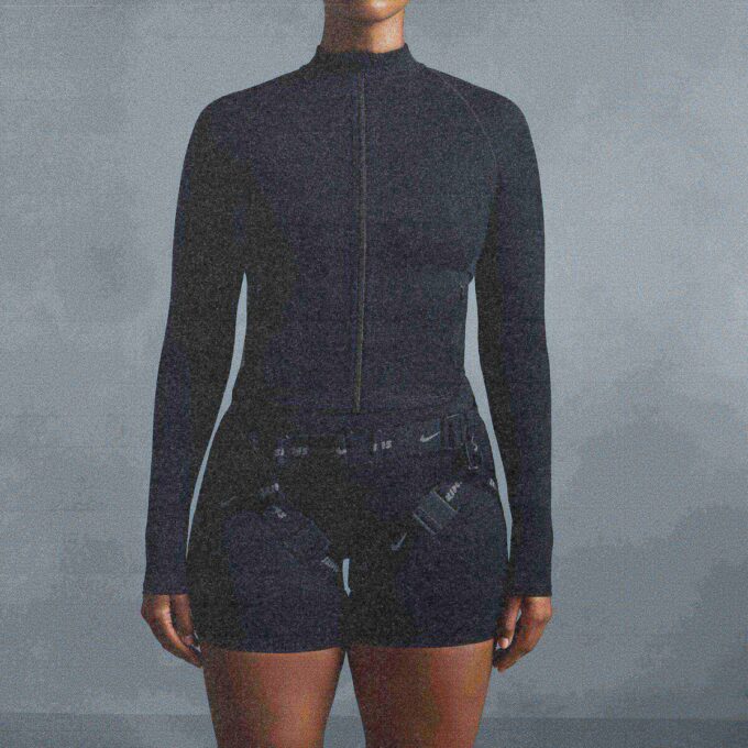 NikeSKIMS MATTE MOCK NECK FULL ZIP JACKET NikeSKIMS MATTE MOCK NECK FULL ZIP JACKET