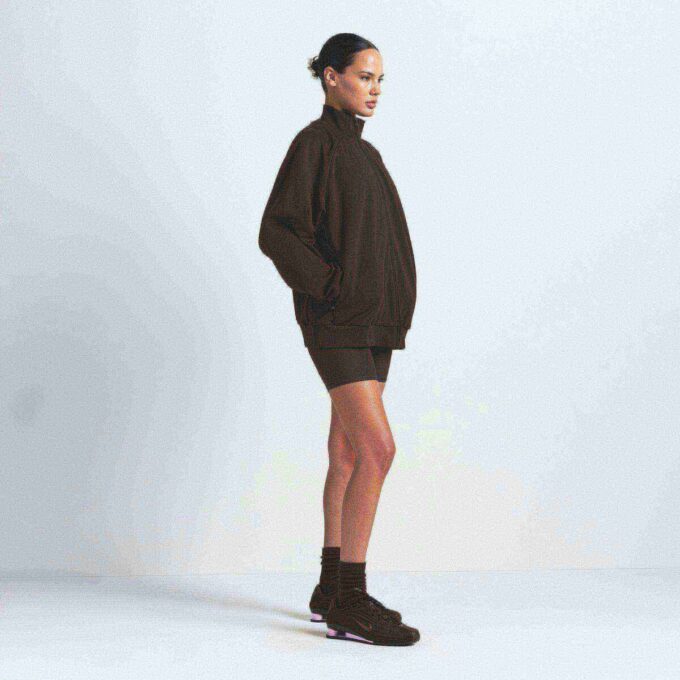 NikeSKIMS MATTE TRICOT OVERSIZED TRACK JACKET NikeSKIMS MATTE TRICOT OVERSIZED TRACK JACKET