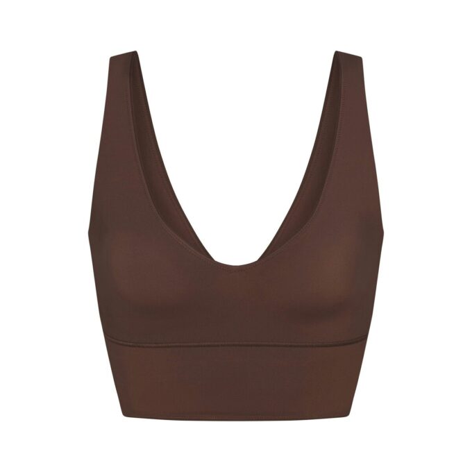 NikeSKIMS MATTE V-NECK BRA TOP