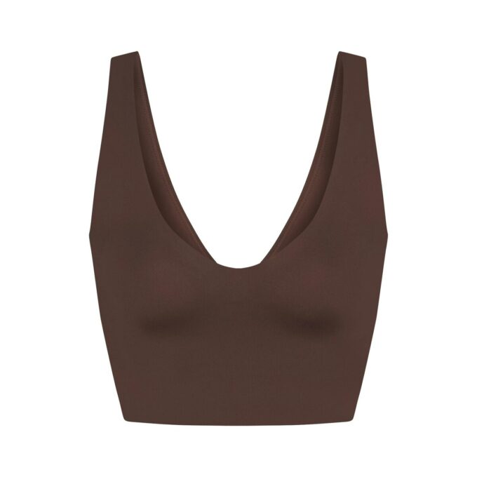 NikeSKIMS MATTE V-NECK BRA TOP