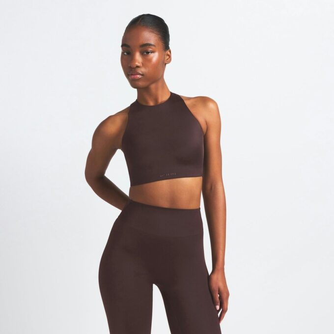 NikeSKIMS SHINE HIGH NECK BRA