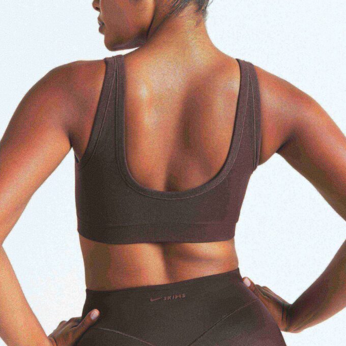 NikeSKIMS VINTAGE SEAMLESS SCOOP NECK BRA