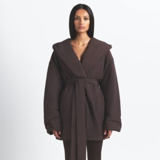 NikeSKIMS WOVEN NYLON WRAP COAT