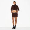OUTDOOR FLEECE MINI SKIRT