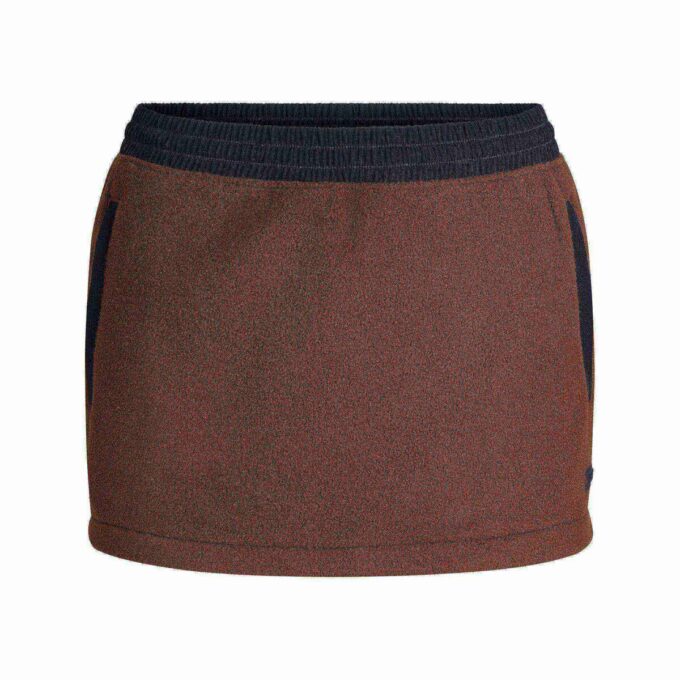 OUTDOOR FLEECE MINI SKIRT