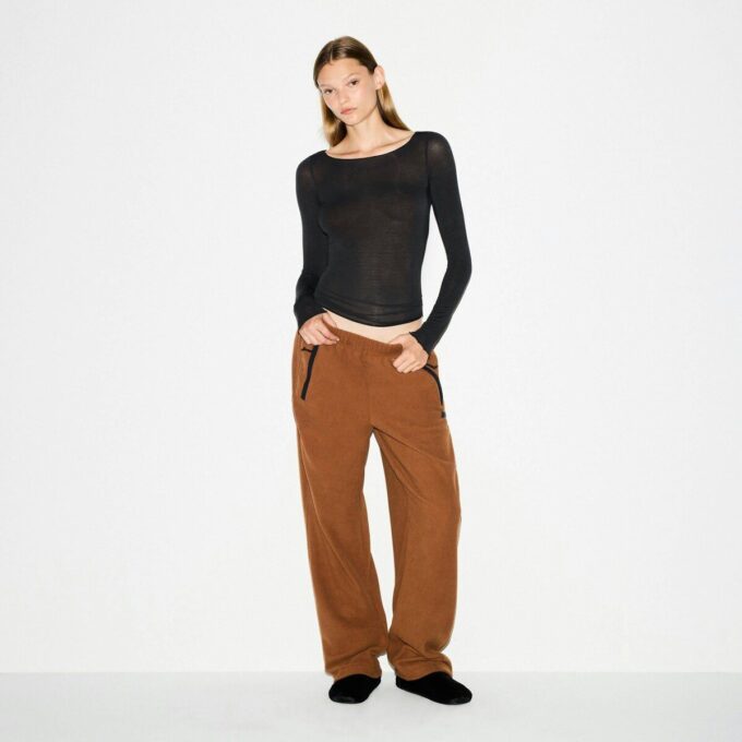 OUTDOOR FLEECE STRAIGHT LEG PANT