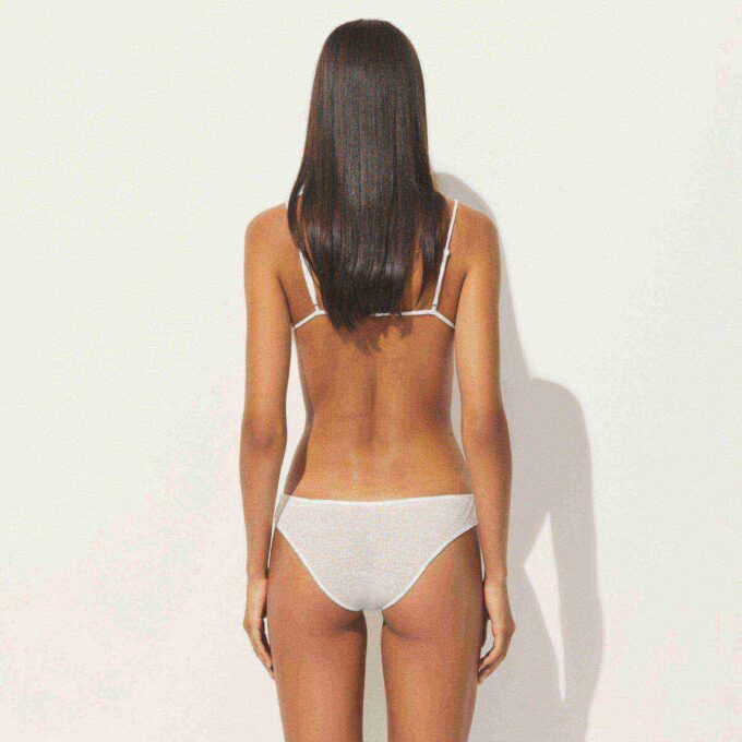 SHEER COTTON SHEER RIB LOW RISE HIPSTER