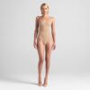SHEER SEAMLESS THONG BODYSUIT