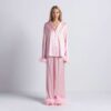 SILK FEATHER TRIM LONG SET