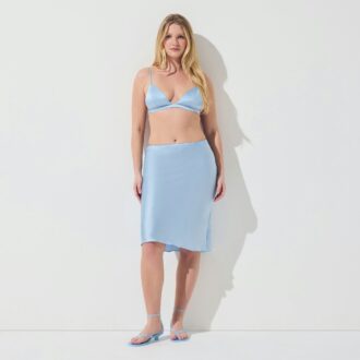 SILK LIGHTLY LINED TRIANGLE BRALETTE