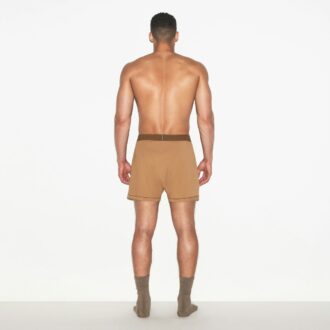 SKIMS COTTON MENS KNIT BOXER