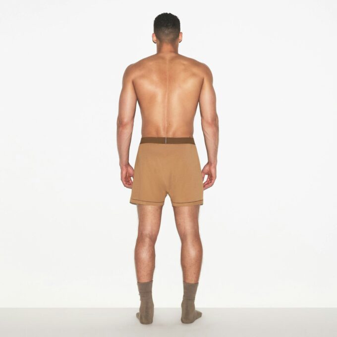 SKIMS COTTON MENS KNIT BOXER