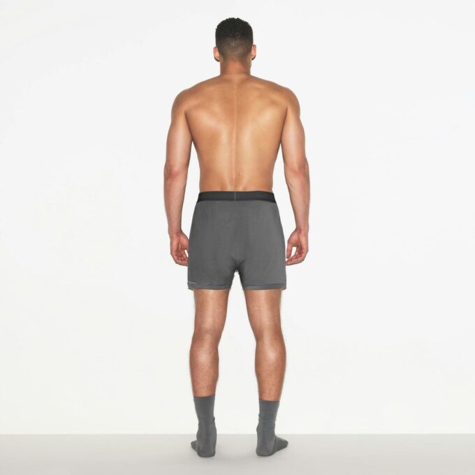 SKIMS COTTON MENS KNIT BOXER 3-PACK