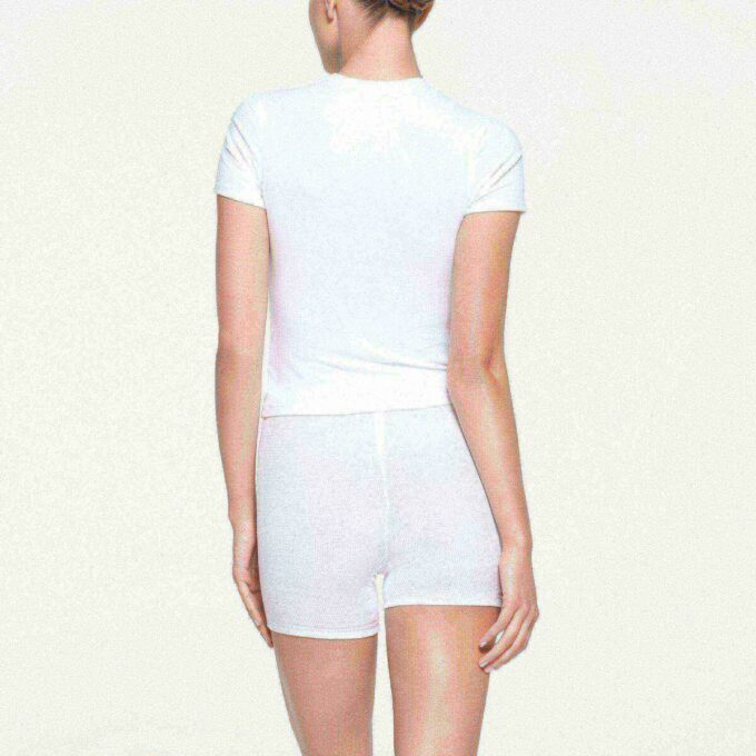 SKIMS FOR TEAM USA COTTON JERSEY OLYMPIC T-SHIRT