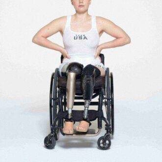 SKIMS FOR TEAM USA COTTON RIB PARALYMPIC TANK