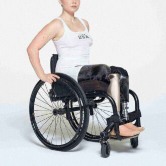 SKIMS FOR TEAM USA COTTON RIB PARALYMPIC TANK