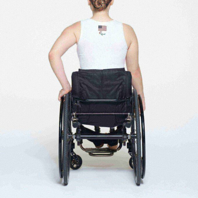 SKIMS FOR TEAM USA COTTON RIB PARALYMPIC TANK