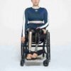 SKIMS FOR TEAM USA SIGNATURE SWIM PARALYMPIC LONG SLEEVE CROPPED T-SHIRT