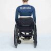 SKIMS FOR TEAM USA SIGNATURE SWIM PARALYMPIC LONG SLEEVE CROPPED T-SHIRT
