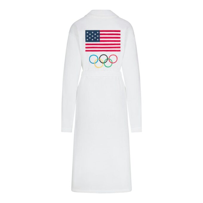 SKIMS FOR TEAM USA TERRY OLYMPIC UNISEX ROBE