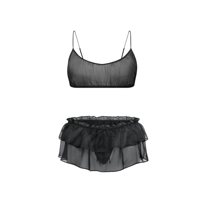 SKIMS ROMANCE BRALETTE AND SKIRT SET