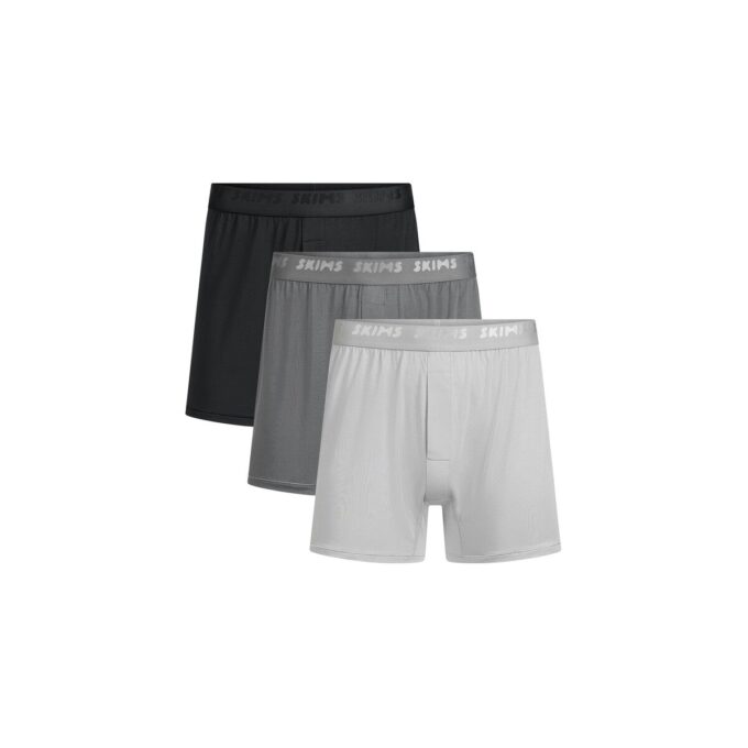 SKIMS STRETCH MENS KNIT BOXER 3-PACK