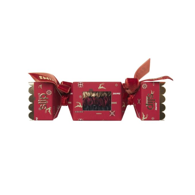 SLIP X SKIMS PURE SILK SKINNY SCRUNCHIE 3-PACK