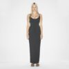 SMOOTH LAYERS SCOOP NECK LONG DRESS