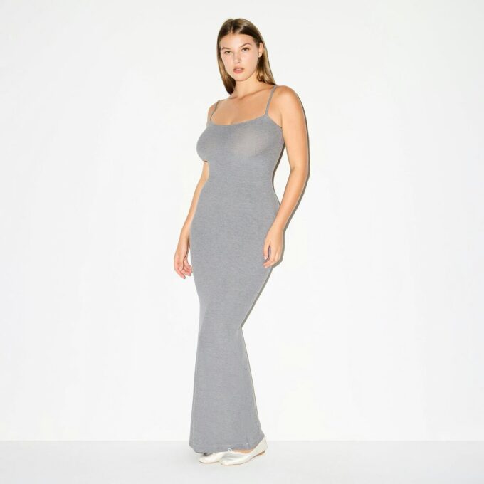 SOFT LOUNGE LONG SLIP DRESS