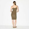 SOFT LOUNGE MIDI SLIP DRESS