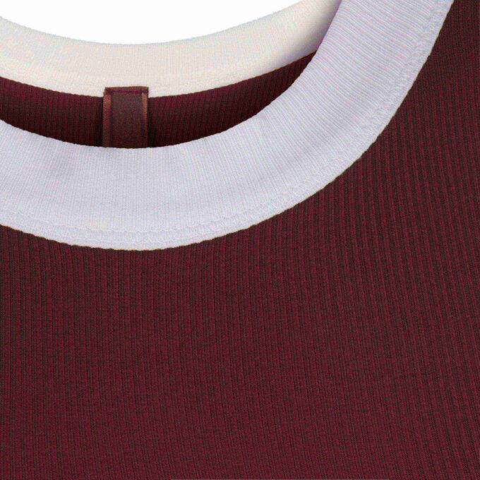 SOFT LOUNGE RINGER T-SHIRT LONG DRESS