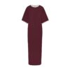 SOFT LOUNGE RINGER T-SHIRT LONG DRESS