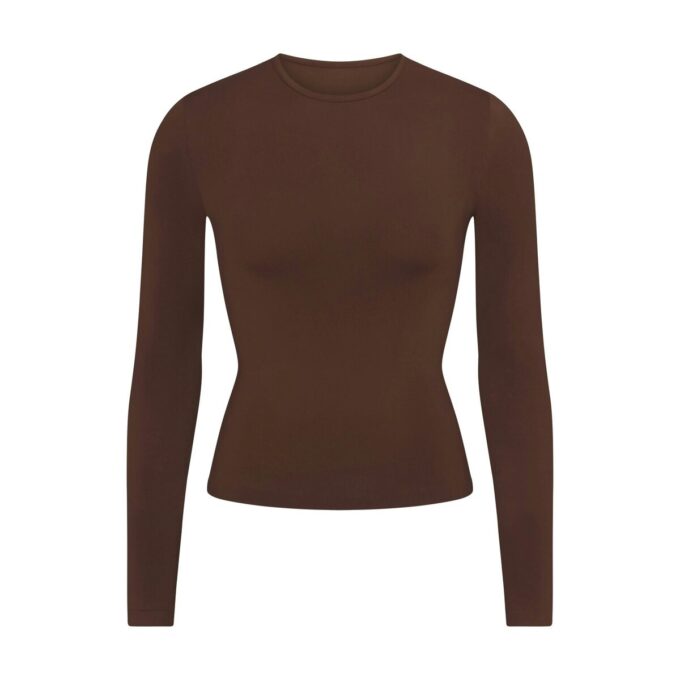 SOFT SMOOTHING SEAMLESS LONG SLEEVE T-SHIRT