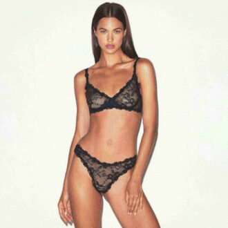STRETCH LACE UNLINED DEMI BRA