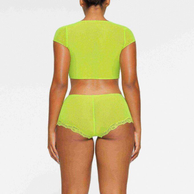 SUMMER MESH SUPER CROPPED TOP