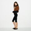 TEDDY FUNNEL NECK CROPPED JACKET TEDDY FUNNEL NECK CROPPED JACKET