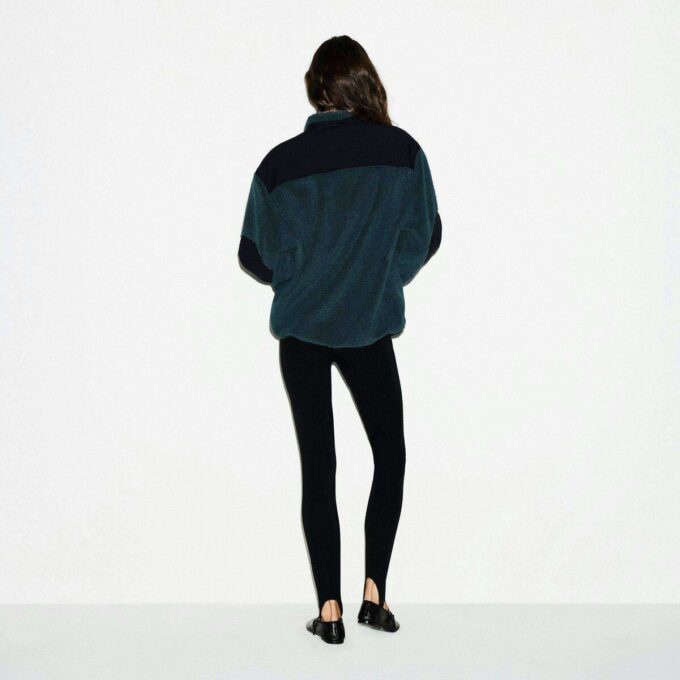 TEDDY OVERSIZED HALF ZIP UP PULLOVER