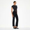 THE ESSENTIAL COLLECTION HIGH-WAISTED PINTUCK STRAIGHT LEG PANT THE ESSENTIAL COLLECTION HIGH-WAISTED PINTUCK STRAIGHT LEG PANT