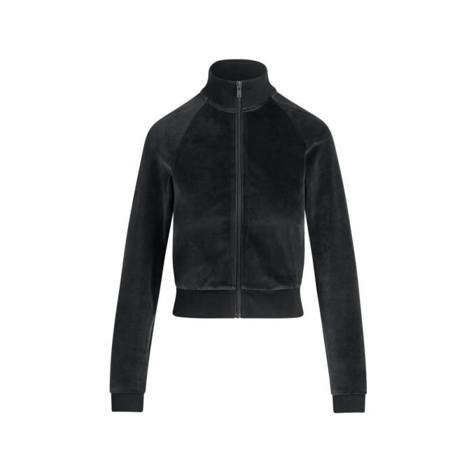 VELOUR SHRUNKEN TRACK JACKET