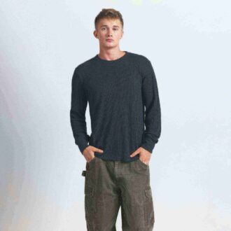 WAFFLE MENS LONG SLEEVE TOP