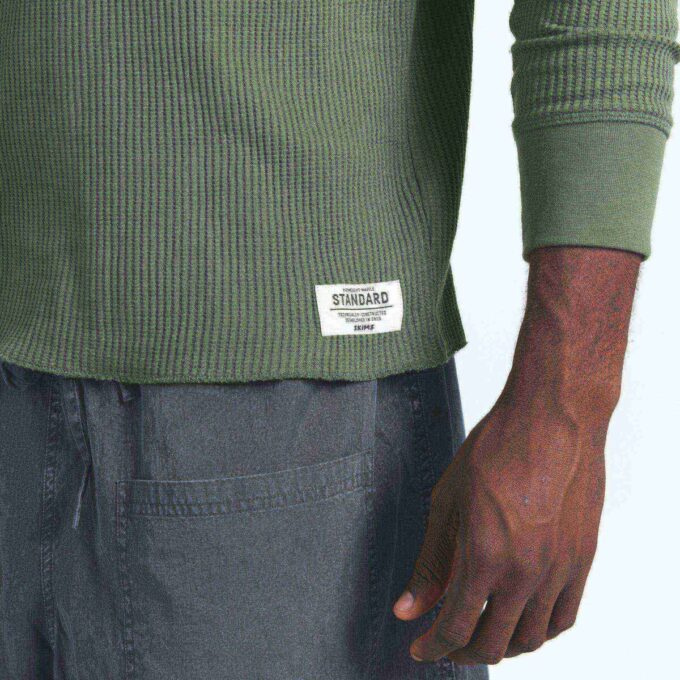 WAFFLE MENS LONG SLEEVE TOP