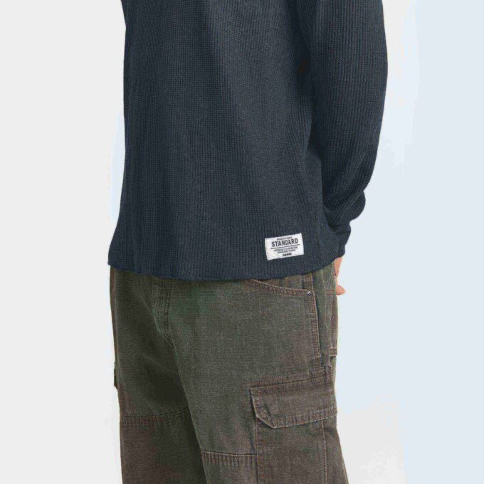 WAFFLE MENS LONG SLEEVE TOP